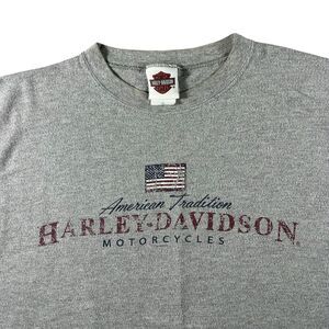 Vtg Harley Davidson American Flag Tank Top Men’s XL Motorcycles Riding 2000s USA